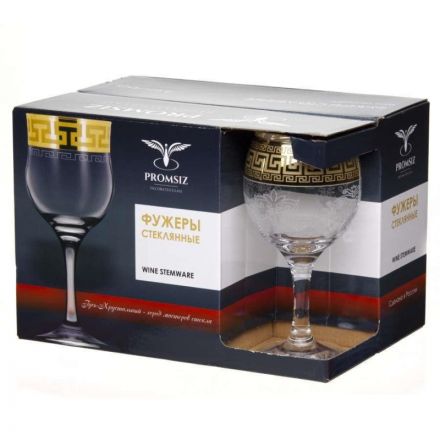 Набор фужеров для вина Барокко 200мл 6шт/уп арт.41