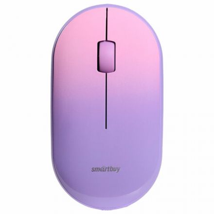 Мышь беспроводная бесшумная SMARTBUY 266AG-V, USB, 2 кнопки + 1 колесо, оптическая, фиолетовая, SBM-266AG-V