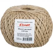 Шпагат джутовый 1120 ТЕКС 200м, бобина