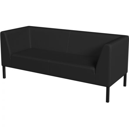 Диван MV_ERest_Bonus 3-х местный к/з черный Oregon 16