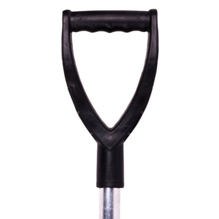 Лопата универсальная АВТОМОБИЛЬНАЯ, пластиковая, 26х36 см, высота 85 см, с алюминиевым наконечником, №6