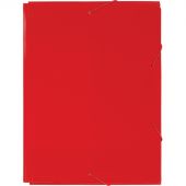 Папка на резинках Attache А4 пластиковая красная (0.6 мм, до 200 листов)