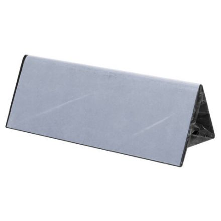 Табличка меловая настольная 210х80 мм (домик), двусторонняя, ПВХ, ЧЕРНАЯ, BRAUBERG, 291294