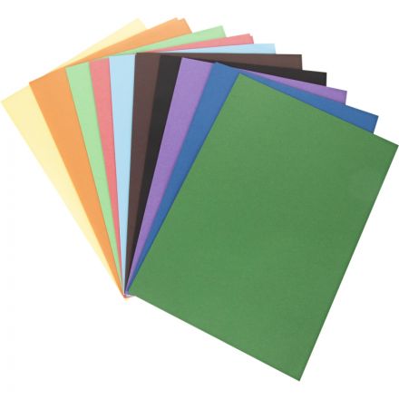 Бумага цветная №1School А4,80л,10цв,тонированная в массе,пакет Бумага цветная №1School А4,80л,10цв,тонированная в массе,пакет