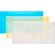 Папка-конверт на кнопке С6 224x119мм, 180мкм, Attache ассорти, 10шт.уп