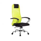 Кресло Метта BP-8 (X2) Ch зеленое, крестовина хром(d696)