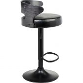 Стул барный LO_DOBRIN FRED BLACK LMZ-1018_B-M_EL чёрное дерево, чёрный Стул барный LO_DOBRIN FRED BLACK LMZ-1018_B-M_EL чёрное дерево, чёрный