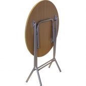 Стол обеденный Ривьера (Ф800), П1.66.15, h750, металлик, бук 255