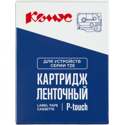 Картридж Комус TZE-441(Brother TZE-441 черный на красном ,18мм/8м)