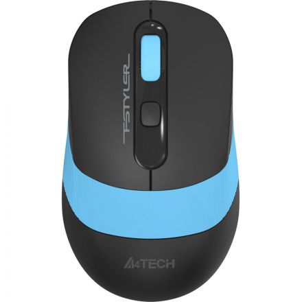 Мышь компьютерная A4Tech Fstyler (FG10 BLUE)черн/син/2000dpi/беспроводн/4кн