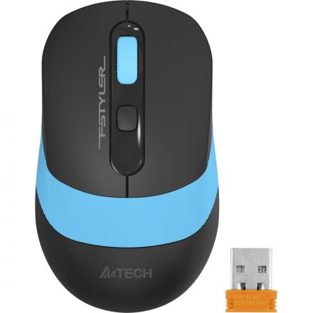 Мышь компьютерная A4Tech Fstyler (FG10 BLUE)черн/син/2000dpi/беспроводн/4кн