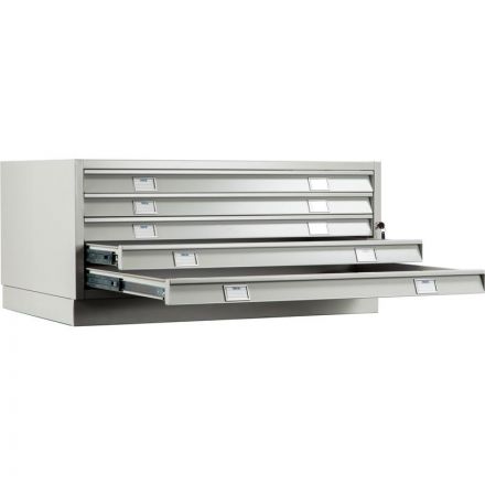 Картотека Практик A1-05/3 для документов формата A1 нижняя секция (5 ящиков) Картотека Практик A1-05/3 для документов формата A1 нижняя секция (5 ящиков)