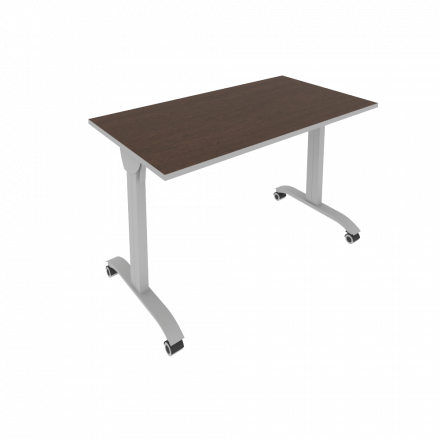 Mobile System Стол складной мобильный СМ-3 Венге кромка титан/Тёмно-серый металл 1200*650*757 Mobile System Стол складной мобильный СМ-3 Венге кромка титан/Тёмно-серый металл 1200*650*757