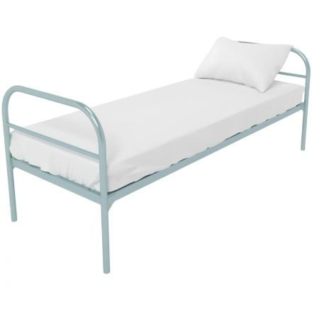 Кровать CAM_металлическая одноярусная Эконом+ 800х1900, сет100х50,1 перем