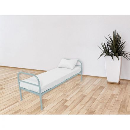 Кровать CAM_металлическая одноярусная Эконом+ 800х1900, сет100х50,1 перем