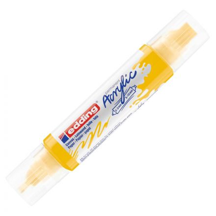 Маркер акриловый двусторонний 3D Edding 5400/905. 2-3, 5-10 мм.Цвет Желтый Маркер акриловый двусторонний 3D Edding 5400/905. 2-3, 5-10 мм.Цвет Желтый