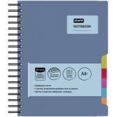 Бизнес-тетрадь B5,200л,кл,греб Attache Selection Office book синийметаллик Бизнес-тетрадь B5,200л,кл,греб Attache Selection Office book синийметаллик