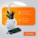 Настольная лампа / светильник с органайзером и Bluetooth колонкой, LED, 6 Вт, белый, DASWERK (ДАСВЕРК), 238328