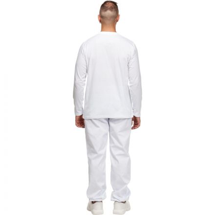 Футболка (160 г.) с длинным рукавом бел.(S)