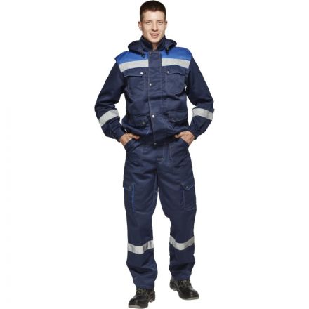 Костюм рабочий летний муж.Антей СОП син/вас (КПК) 48-50 (96-100)/182-188 Костюм рабочий летний муж.Антей СОП син/вас (КПК) 48-50 (96-100)/182-188