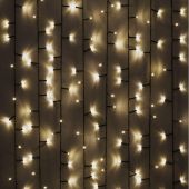 Гирлянда электрическая 200 ламп, 9м, теп бел, зел пров  IP20 SW-XMAXIn-0008