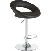 Стул барный LO_DOBRIN MIRA LM-5001_CH-M_EL чёрный Стул барный LO_DOBRIN MIRA LM-5001_CH-M_EL чёрный
