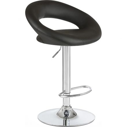Стул барный LO_DOBRIN MIRA LM-5001_CH-M_EL чёрный