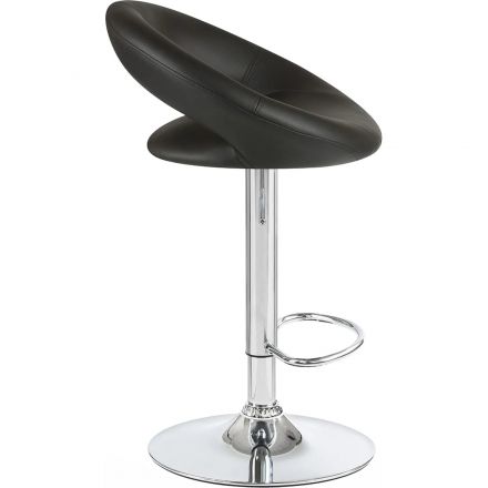Стул барный LO_DOBRIN MIRA LM-5001_CH-M_EL чёрный