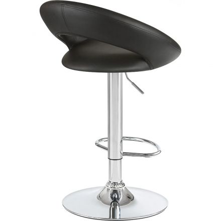 Стул барный LO_DOBRIN MIRA LM-5001_CH-M_EL чёрный