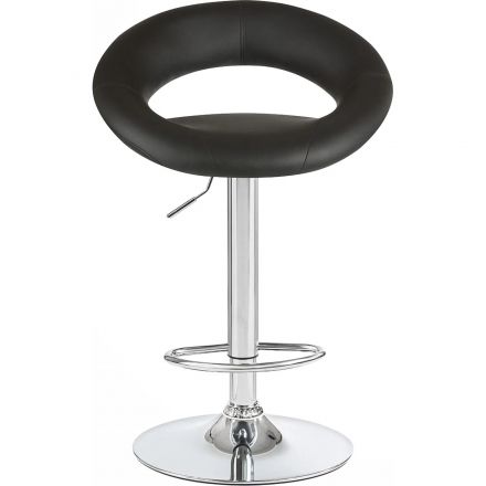 Стул барный LO_DOBRIN MIRA LM-5001_CH-M_EL чёрный