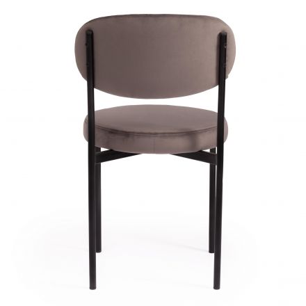 Стул REVO (mod. 7033) / 1 шт. в упаковке ткань/металл, 47х54х82 см, высота до сиденья 47 см, темно-серый barkhat 14/черный