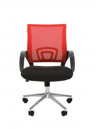 Офисное кресло Chairman 696 Россия TW красный хром new Офисное кресло Chairman 696 Россия TW красный хром new