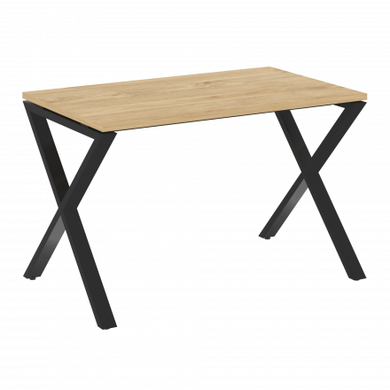 Loft Стол рабочий VR.L-SRX-2.7 Тиквуд светлый/Чёрный металл 1180*720*750