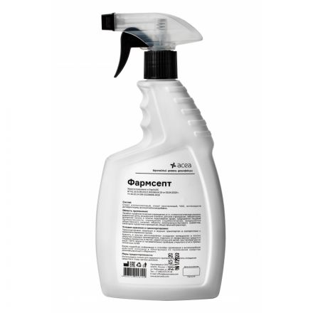 Дезинфицирующий спрей ФАРМСЕПТ 0,75 л, триггер