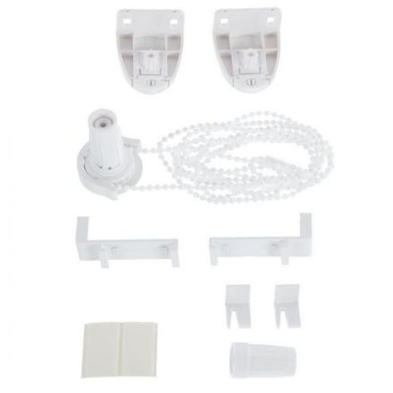 Рулонная штора ARX_Блэкаут Шалюр Белый 055x160 Мини