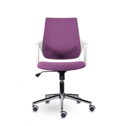Кресло М-804 Ситро/Citro whitePL хром Ср QH21-1310 (сиреневый)
