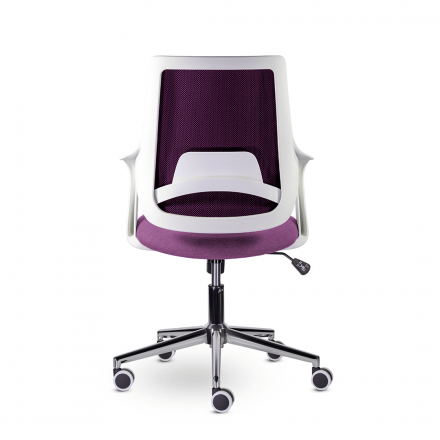 Кресло М-804 Ситро/Citro whitePL хром Ср QH21-1310 (сиреневый)