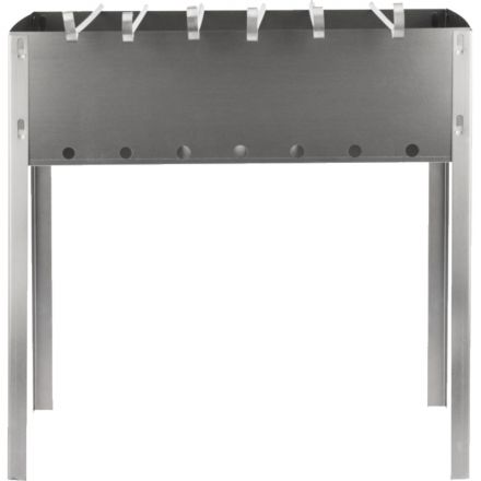 Мангал сборный Эконом 400х250х400мм,6 шамп., в  картон. кор СОКОЛ, 62-0008