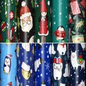 Бумага упаковочная подарочная новогодняя "Snow Fun", 70х100 см, 10 дизайнов ассорти, ЗОЛОТАЯ СКАЗКА, 591911 Бумага упаковочная подарочная новогодняя "Snow Fun", 70х100 см, 10 дизайнов ассорти, ЗОЛОТАЯ СКАЗКА, 591911