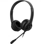 Наушники с микрофоном A4Tech HS-8i черный 1.8м накладные оголовье