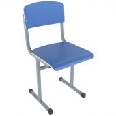 Стул ученический MET_Школа 6гр.серый/пластик синий new Стул ученический MET_Школа 6гр.серый/пластик синий new