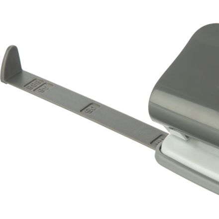 Дырокол Attache Smart до 15 листов, линейка, пластик, серый Дырокол Attache Smart до 15 листов, линейка, пластик, серый