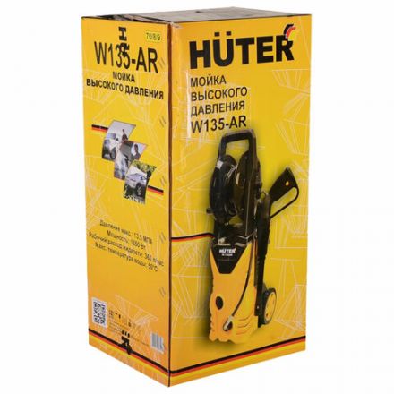 Минимойка HUTER W135-AR, мощность 1,65 кВт, давление 135 бар, шланг 5 м, 70/8/9 Минимойка HUTER W135-AR, мощность 1,65 кВт, давление 135 бар, шланг 5 м, 70/8/9