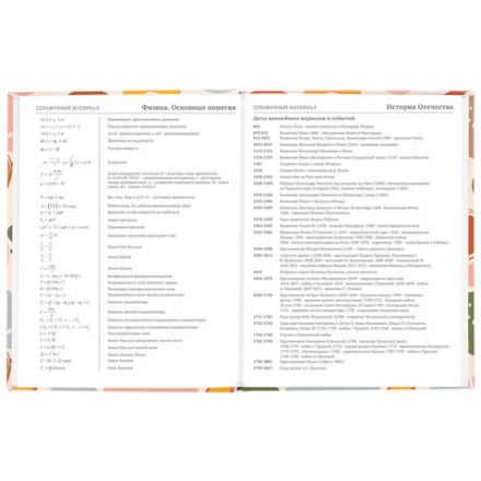 Дневник 5-11 класс 48 л., твердый, BRAUBERG, глянцевая ламинация, с подсказом, "Decor", 106403