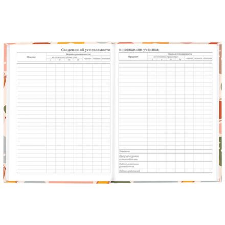 Дневник 5-11 класс 48 л., твердый, BRAUBERG, глянцевая ламинация, с подсказом, "Decor", 106403