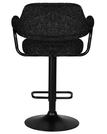 Стул барный DOBRIN CHARLY BLACK, черный твид (LEO18) Стул барный DOBRIN CHARLY BLACK, черный твид (LEO18)