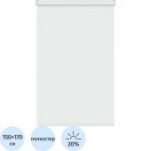 Рулонная штора Комус Мебель Stars - W1985 V400, 150х170, белый