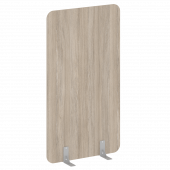 R-line Перегородки на металлических опорах на фетровых подпятниках DP.F-100-180 Дуб аттик/Серый металл 1000*18*1800