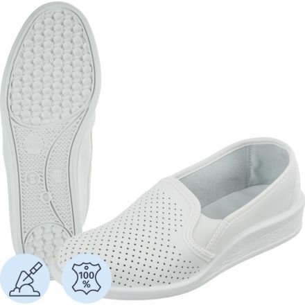 Туфли Таня жен.нат.кожа белые(р.41)(265) (55-01/55110108)