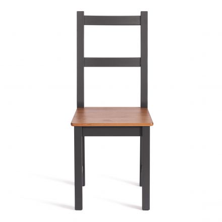 Стул Соната / Sonata chair массив сосны, 41х50х95 см, антик /графит